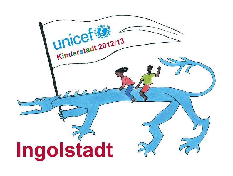 Logo der Unicef-Kinderstadt 2012/13 Ingolstadt