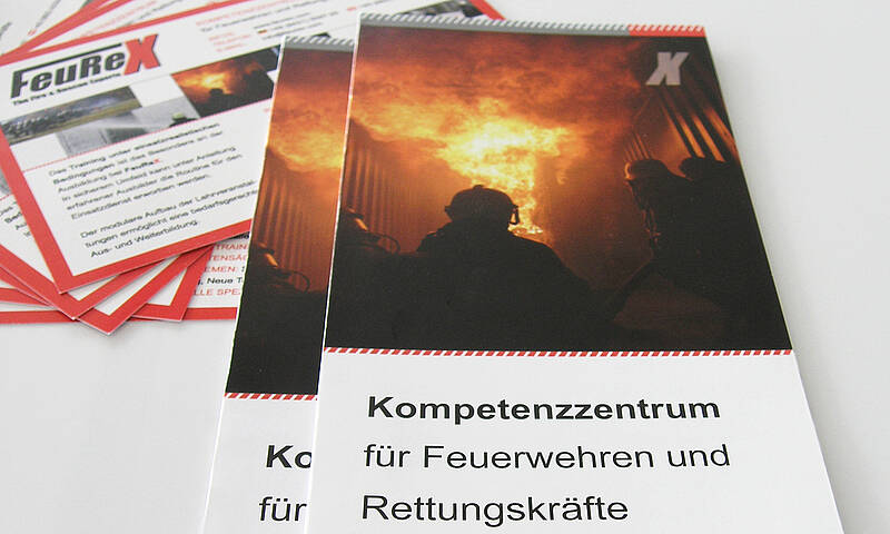 FeuReX: Postkarten und Imagebroschüre